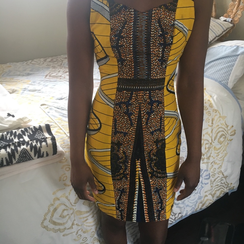 Beautiful Handmade Africa print sexy dress